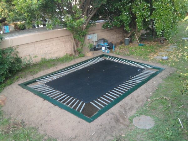 New Lion trampoline installation